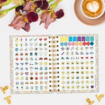 Agenda Finocam Garden Multicouleur 1/8 12 x 16,4 cm 2024-2025