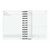 Diary Finocam Black 1/8 12 x 16,4 cm 2024-2025