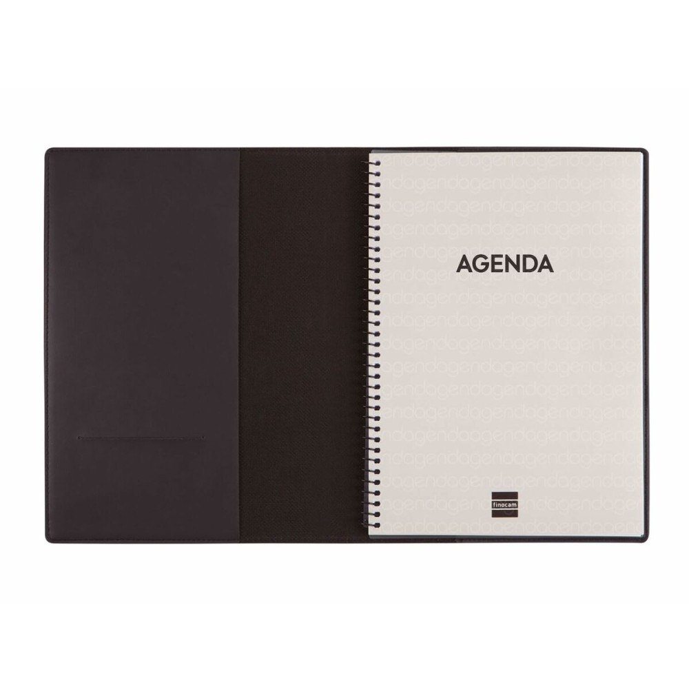 Diary Finocam DUOBAND E10 Black A5 15,5 x 21,2 cm 2025 Notepad