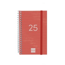 Agenda Finocam YEAR Rouge Mini 7,9 x 12,7 cm 2025