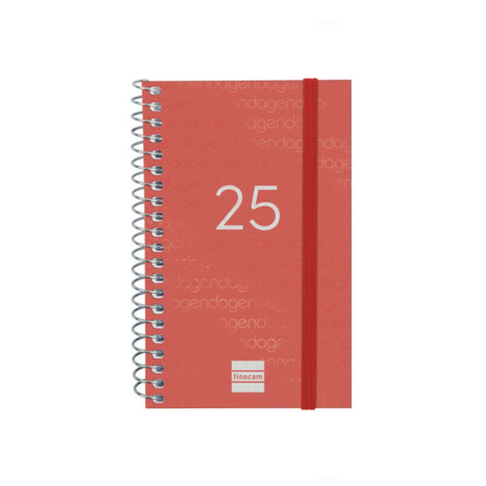 Agenda Finocam YEAR Rouge Mini 7,9 x 12,7 cm 2025