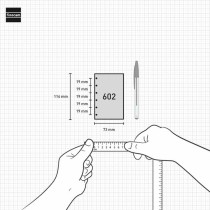 Notizzettel nachfüllen Finocam CLASSIC C297 602 2025 7,3 x 11,4 cm