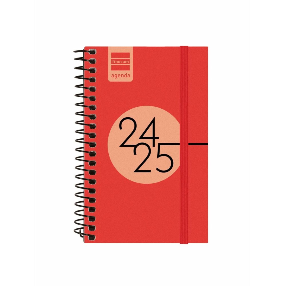 Diary Finocam SVH Red 7,9 x 12,7 cm 2024-2025