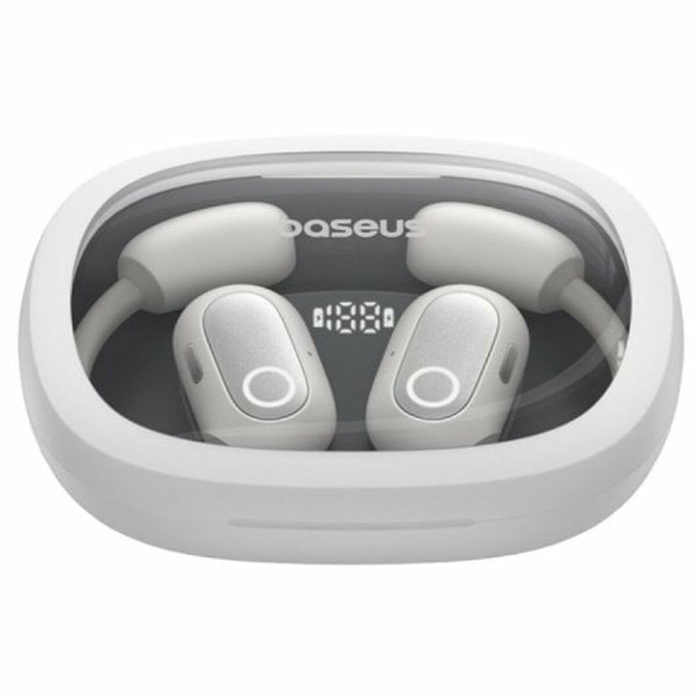 Headphones with Microphone Baseus White