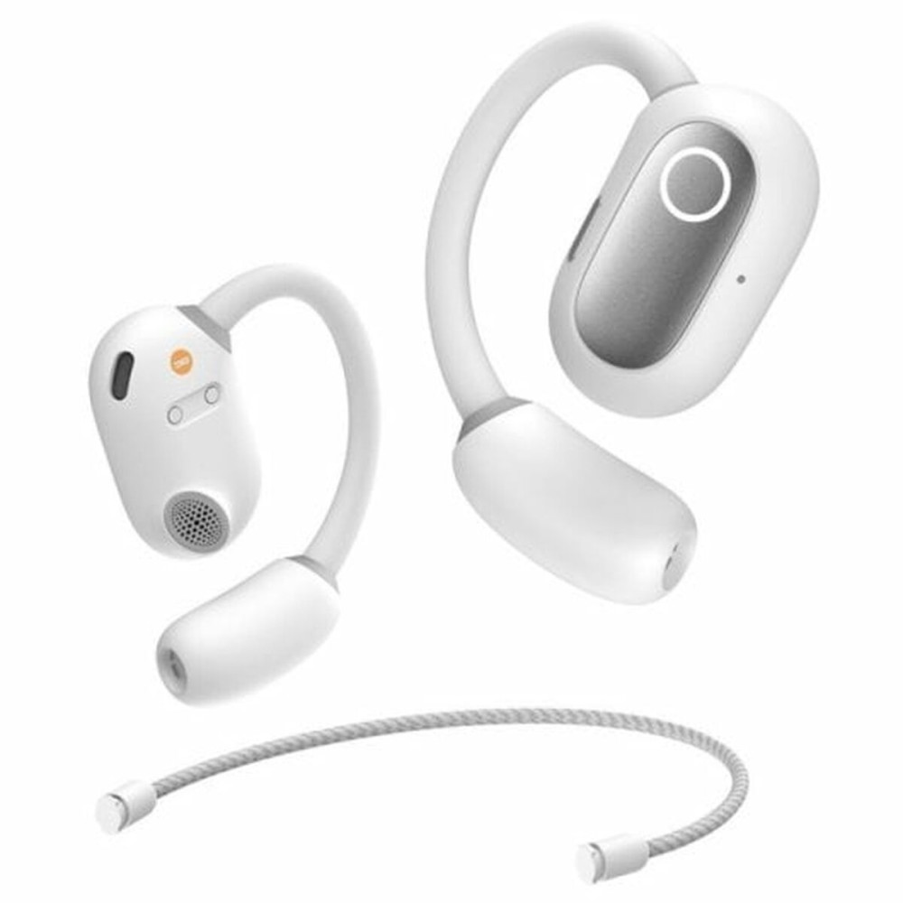 Headphones with Microphone Baseus White