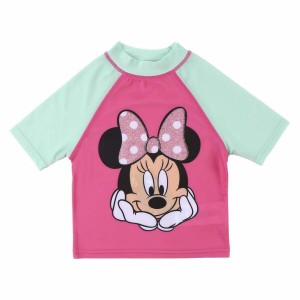 Bade-T-Shirt Minnie Mouse türkis