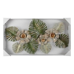 Wall Decoration Versa Floral Multicolour 6,4 x 48,9 x 91,4 cm