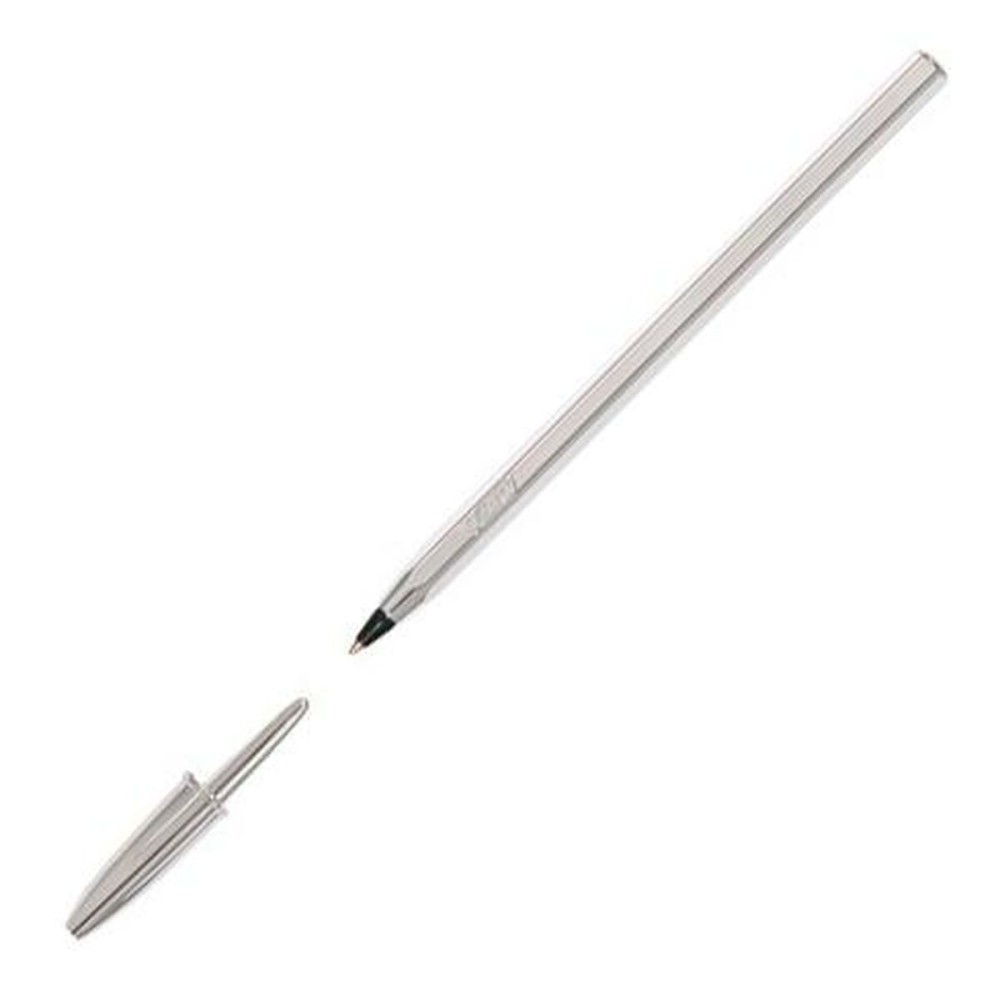 Flüssigtintenstift Bic 921339 Schwarz Silberfarben 0,32 mm (20 Stücke)