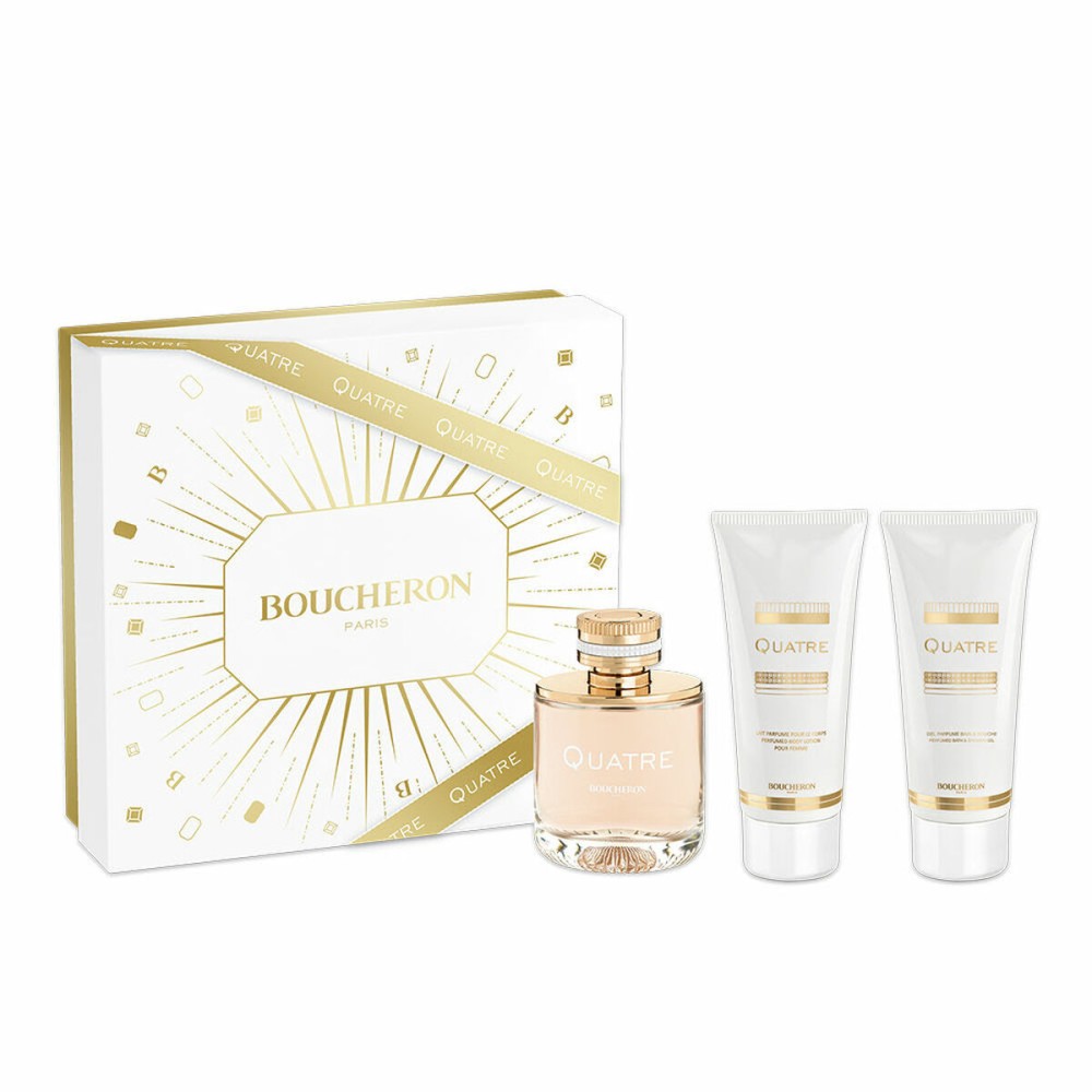 Set de Parfum Femme Boucheron QUATRE POUR FEMME EDP 3 Pièces