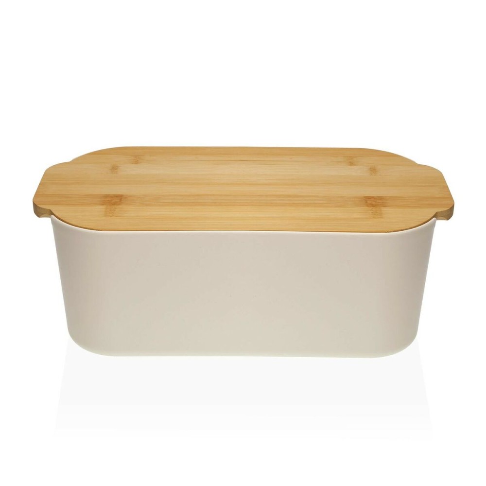 Breadbasket Versa White Bamboo polypropylene 18,5 x 12 x 33 cm