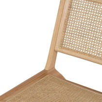 Fauteuil Naturel Bois Rotin 60,5 x 73,5 x 72,5 cm