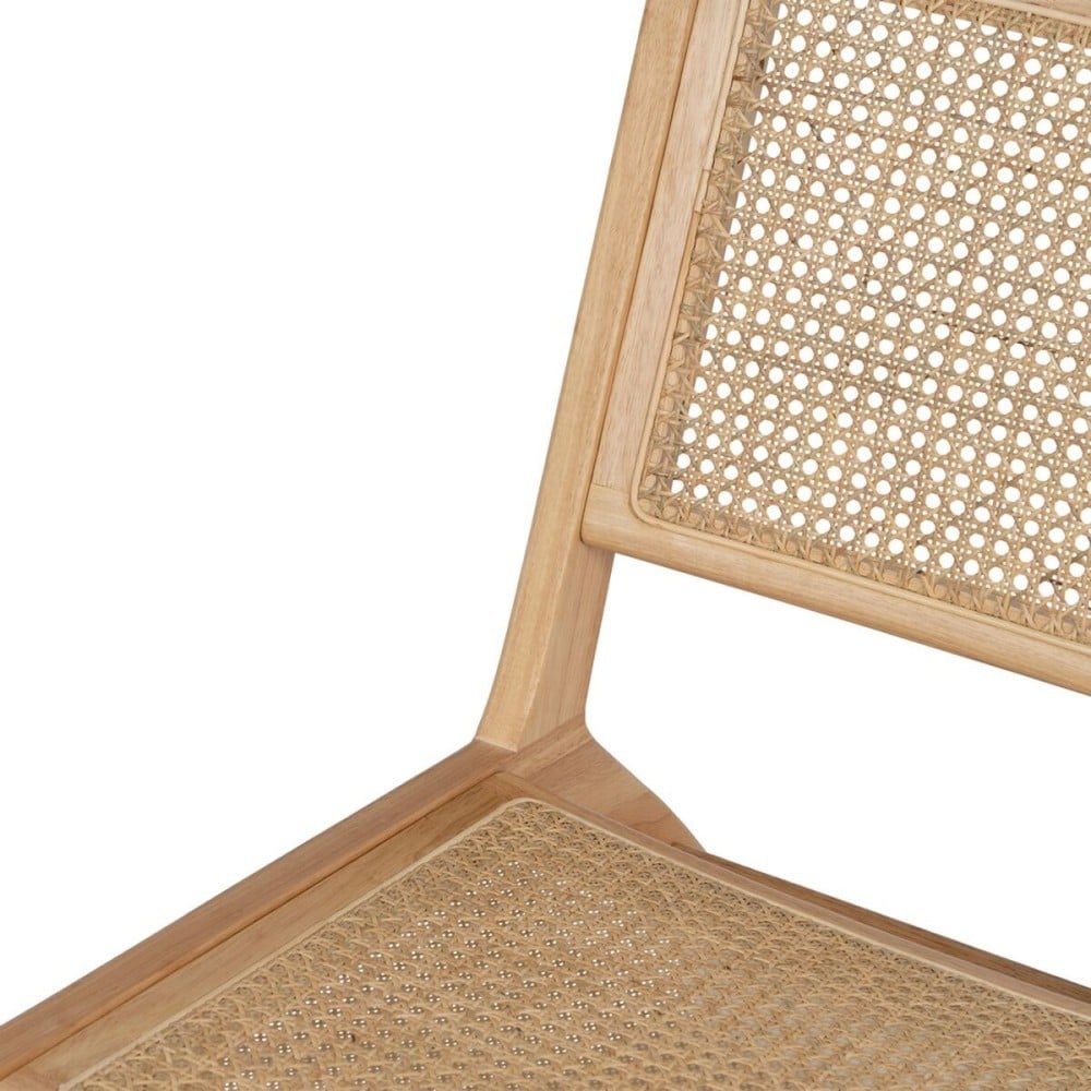 Sessel natürlich Holz Rattan 60,5 x 73,5 x 72,5 cm