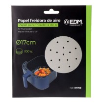 Papier für Heißluftfritteuse EDM 07788 Ø 17 cm 100 Stück