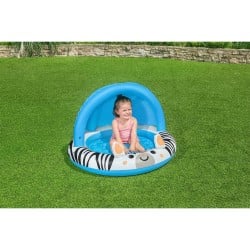 Bestway Piscine Gonflable Enfant Anneau Safari 97x66 cm +2 Ans Jardin 52559