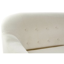 Chaise Longue DKD Home Decor Creme Kautschukholz 226 x 144 x 84 cm