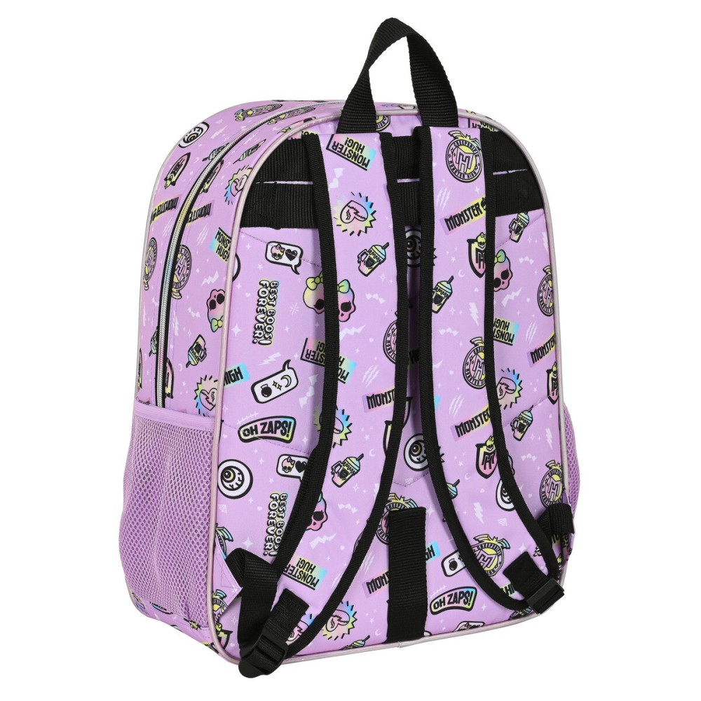 School Bag Monster High Best boos Lilac 33 x 42 x 14 cm