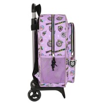 Schulrucksack mit Rädern Monster High Best boos Lila 33 x 42 x 14 cm