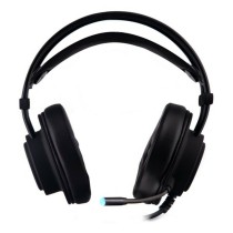 Gaming Headset mit Mikrofon CoolBox DeepLighting Schwarz