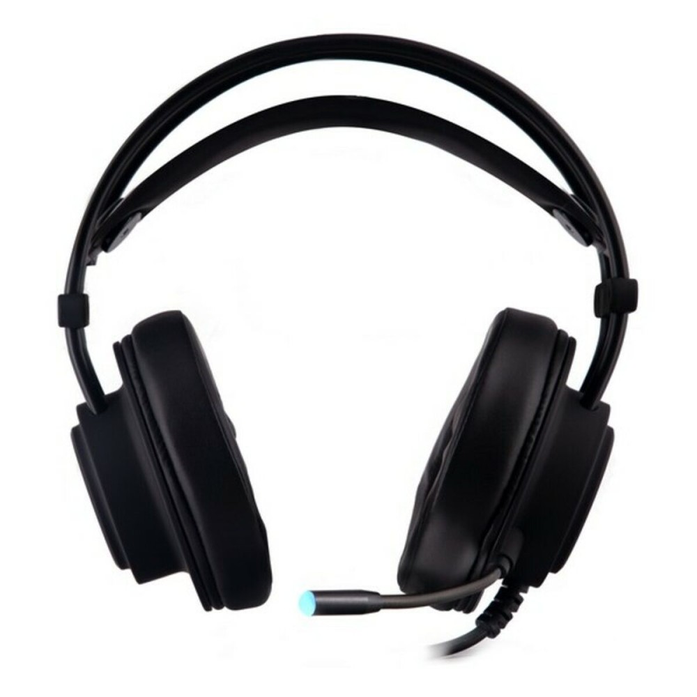 Gaming Headset with Microphone CoolBox DeepLighting Black