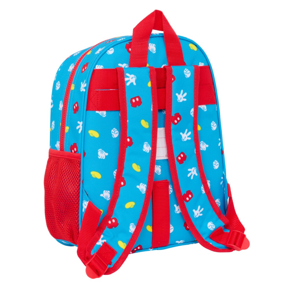 Cartable Mickey Mouse Clubhouse Fantastic Bleu Rouge 28 x 34 x 10 cm