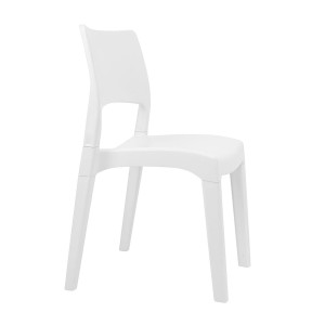 Chaise de jardin Progarden Klik Klak 52 x 53,5 x 82 cm Empilable Blanc