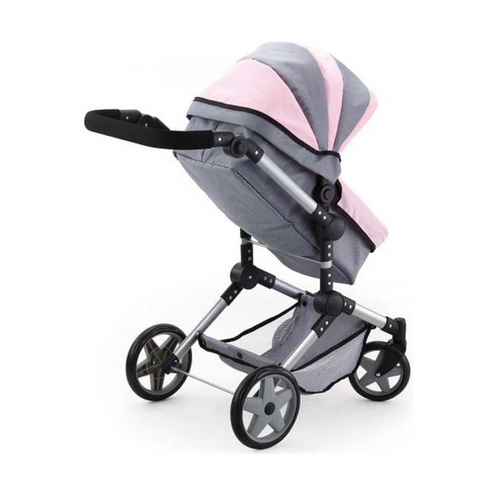 Doll Stroller Reig Pram Neo Pro Grey 57 cm