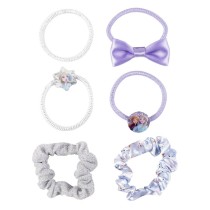 Hair ties Frozen Multicolour 6 Units