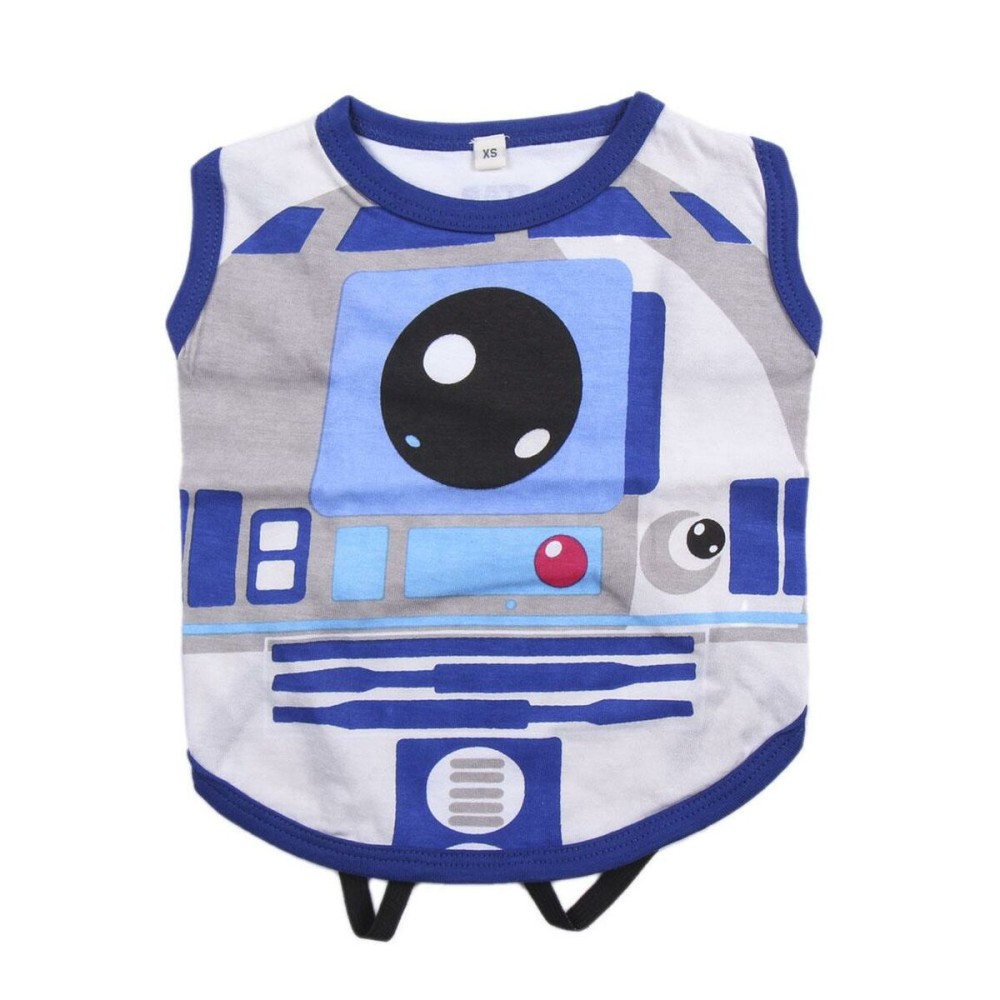 Dog T-shirt Star Wars R2-D2 M Blue