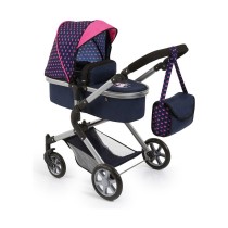 Poussette pour poupées Reig Combi Neo Pro Blue marine 63 cm