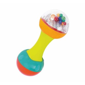 Rassel Balls 14 cm Bunt