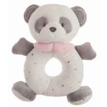 Peluche Hochet Ours Panda Rose 20 cm