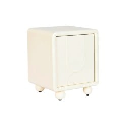 Nightstand DKD Home Decor White MDF Wood 45 x 40 x 55 cm