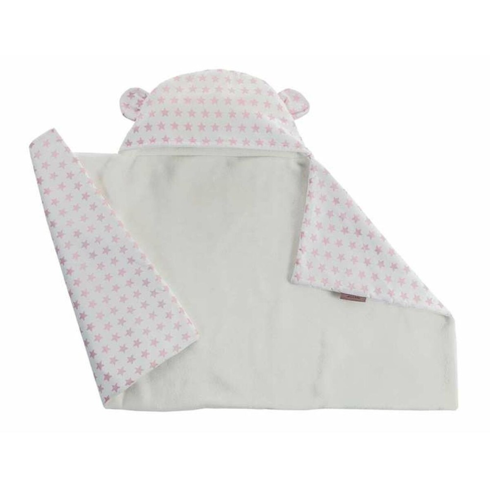 Baby blanket Reversible With hood 90 x 66 cm Stars