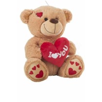 Jouet Peluche I Love You Ours 35 cm Marron