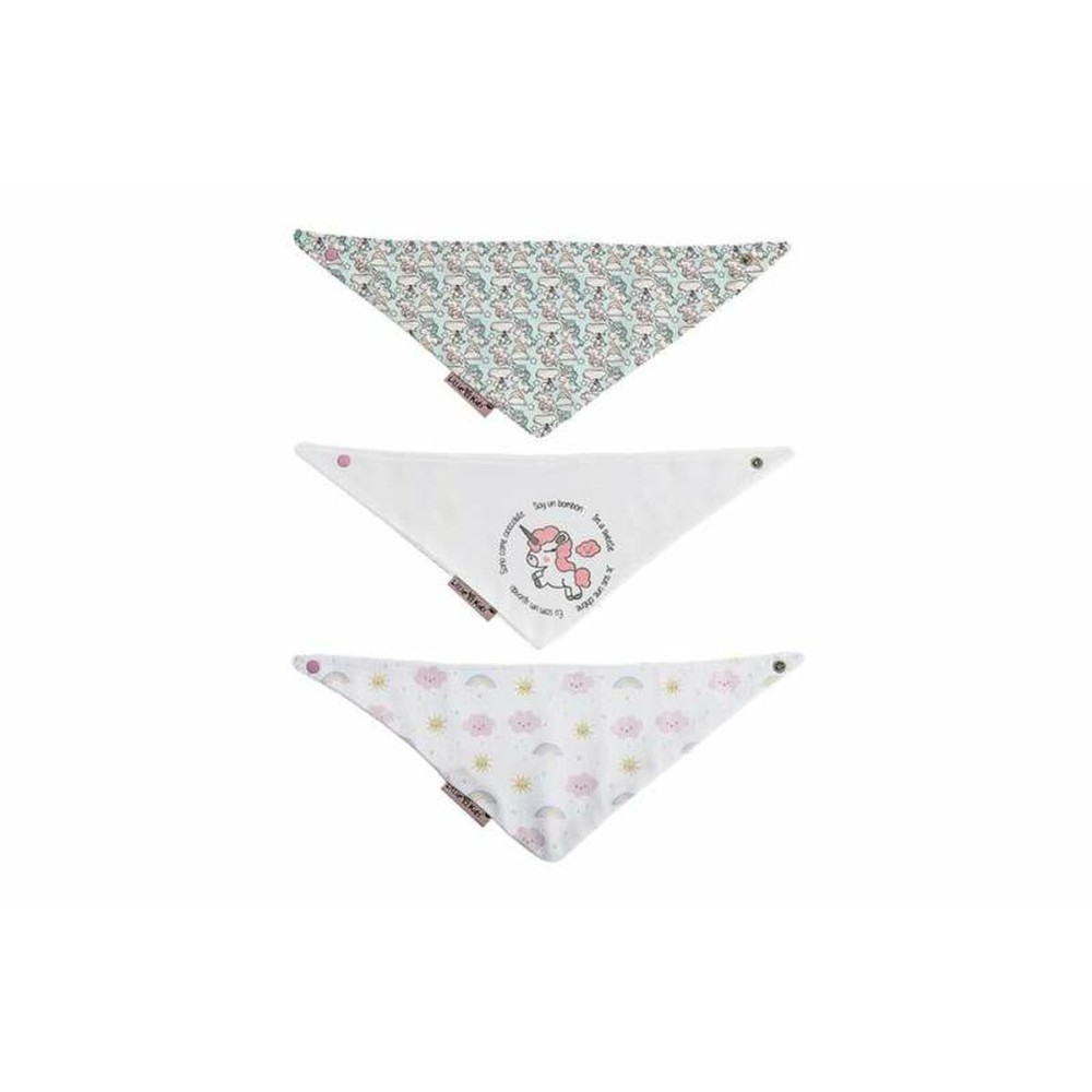 Bib Set Unicorn 42 x 16 cm 3 Pieces