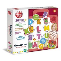 Pädagogisches Spielzeug Reig Handtasche Zahlen 18 Stücke Alphabet