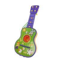 Baby Guitar Reig Purple Green 4 Cords