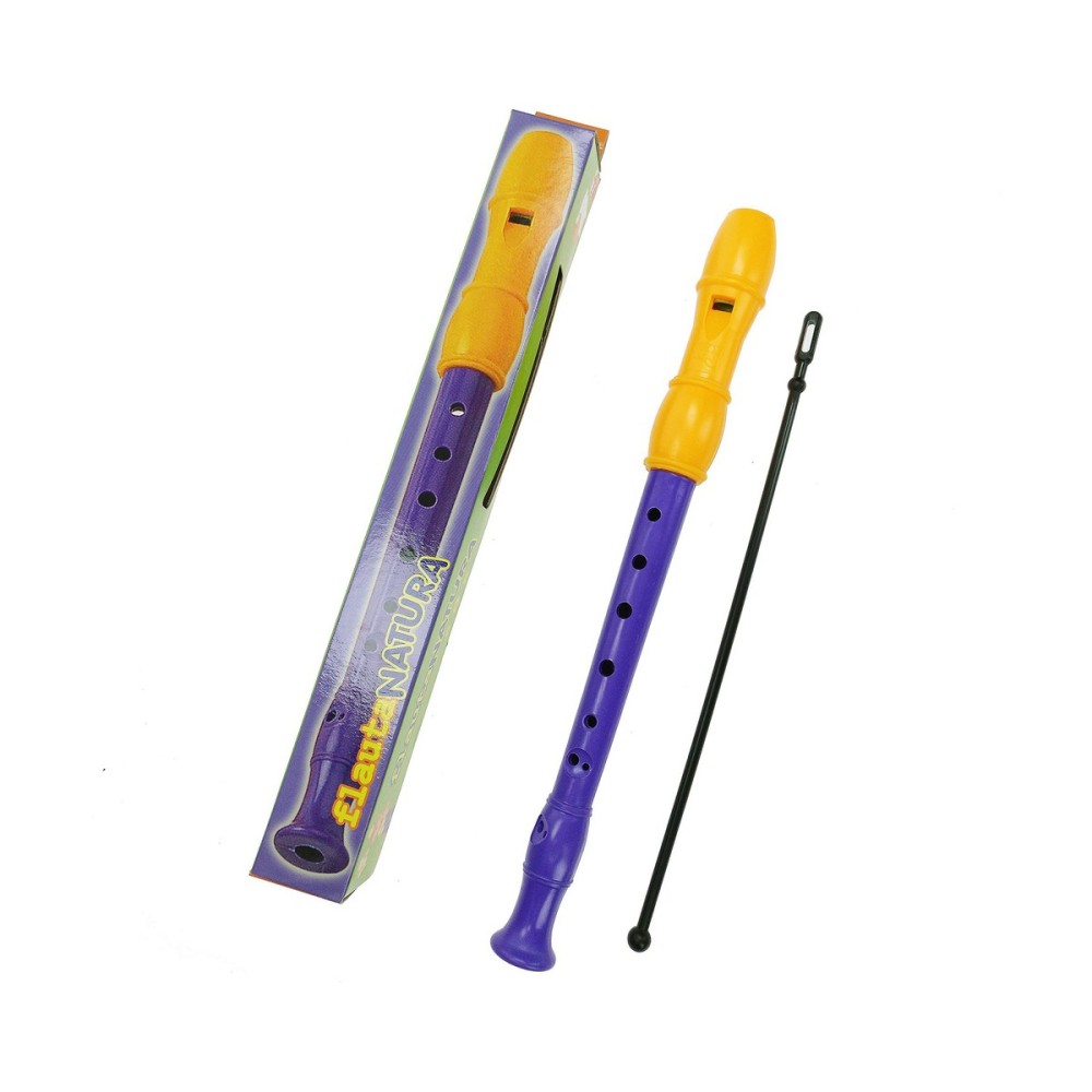 Recorder Reig Purple Yellow With case