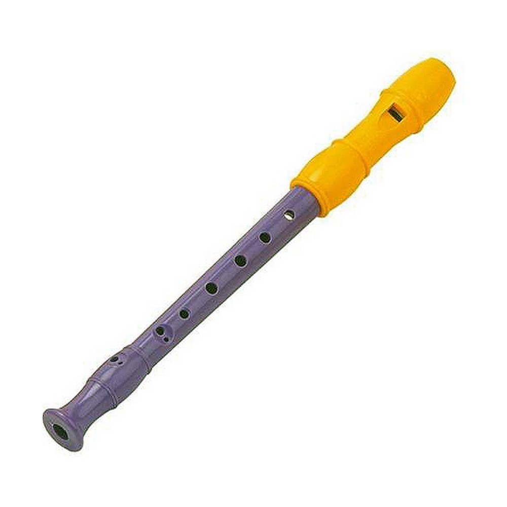 Recorder Reig Purple Yellow With case