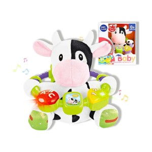 Peluche musicale Reig 20 cm Vache