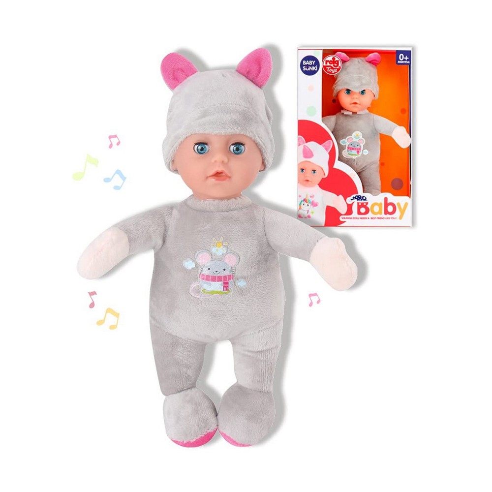 Bébé poupée Reig 25 cm Chaton Jouet Peluche