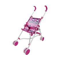 Poussette pour poupées Reig Bleu Rose Pliable 25,5 x 41,5 x 55,5 cm