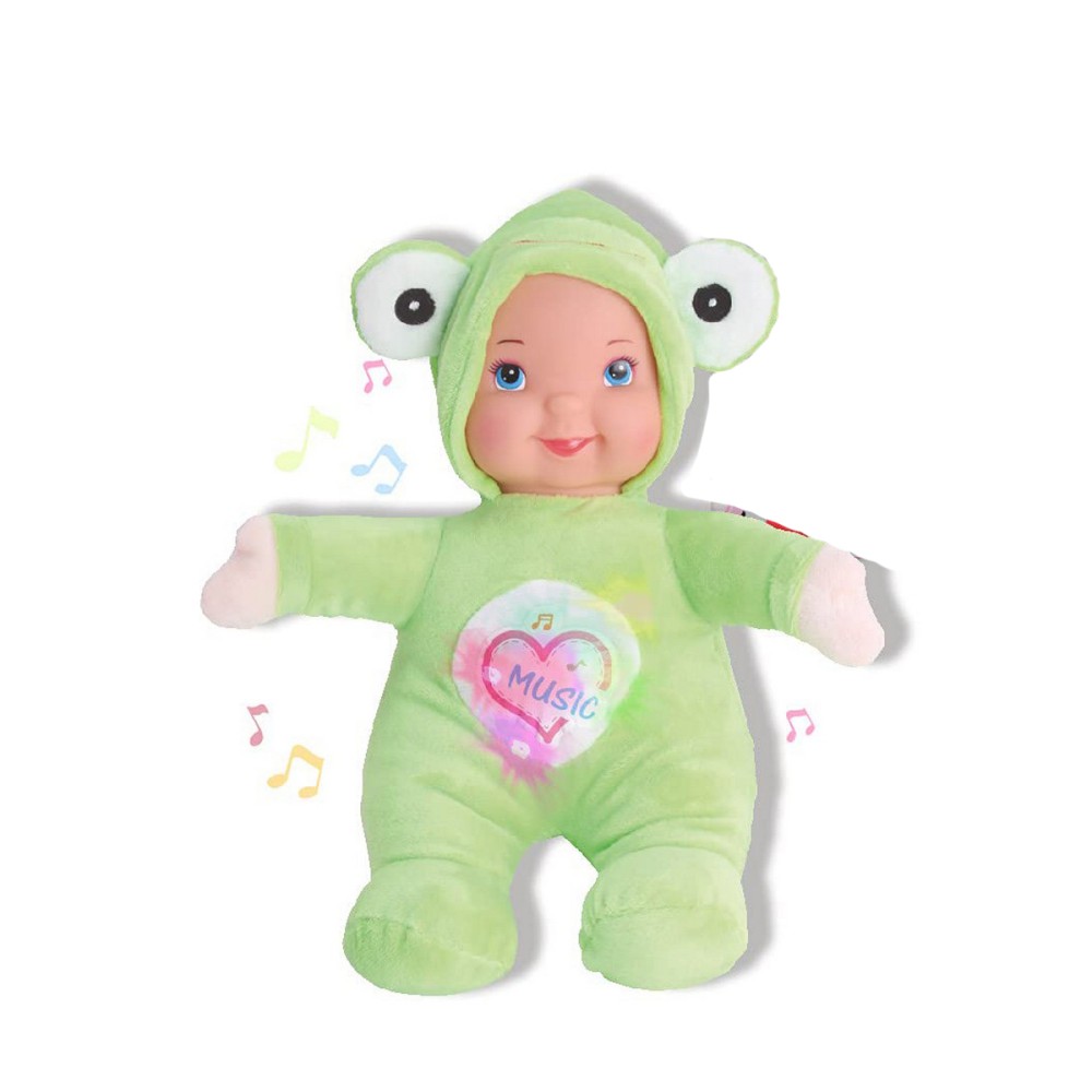 Baby-Puppe Reig Musikalisches Plüschtier 35 cm Frosch