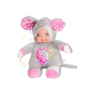 Baby doll Reig Musical Plush Toy 35 cm Elephant