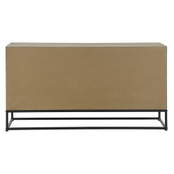 Buffet DKD Home Decor Noir Naturel Métal Bois MDF 120 x 40 x 64 cm