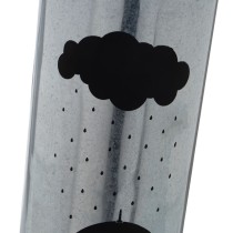 porte-parapluie Noir Argenté Rond 20 x 20 x 46 cm