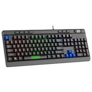 Clavier pour jeu Sparco SPMEMKEYBESP Noir Espagnol Qwerty