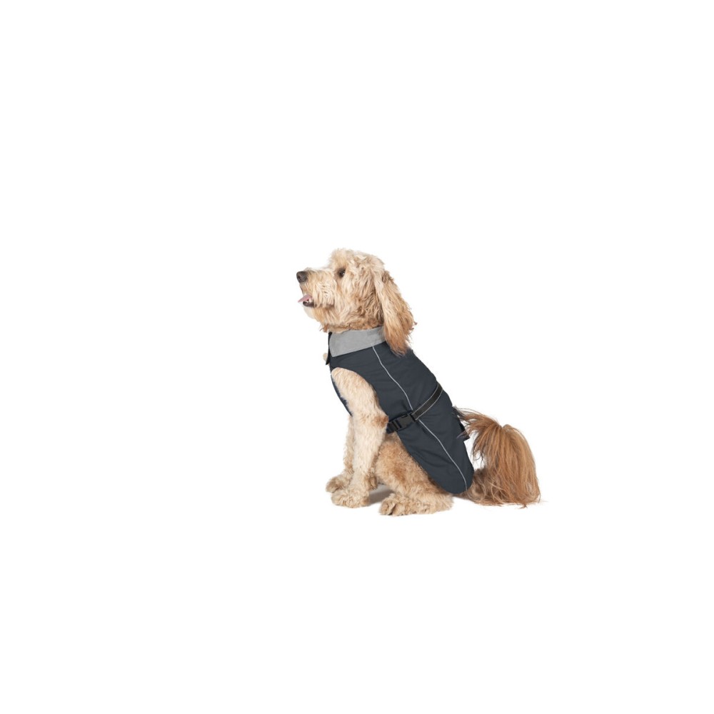 Dog raincoat Dog Gone Smart Black 45 cm