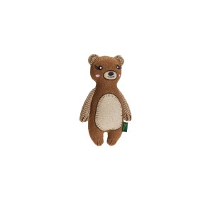 Soft toy for dogs Hunter Brown 100 % Recycled Bear