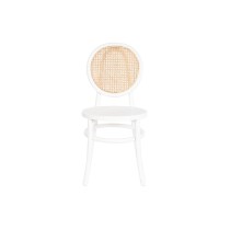 Chair DKD Home Decor White Black Natural 43 x 50 x 89 cm